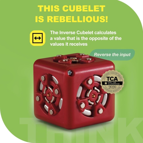 Modular Robotics Inverse Cubelet Robot Cube Blocks - STEM Robot Cube for Home and Classroom Robotics - Ages 4+ Years