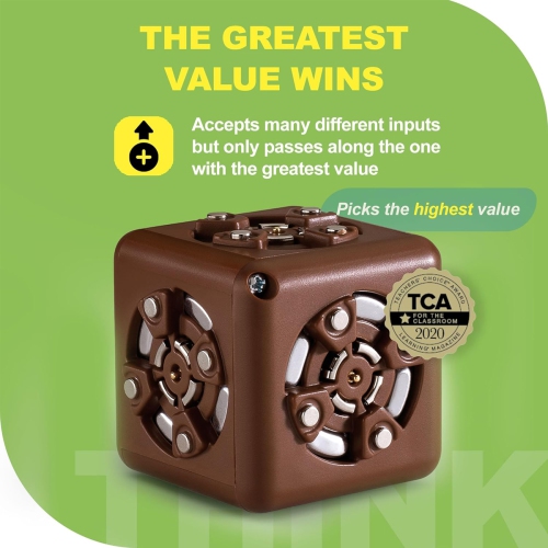 Modular Robotics Maximum Cubelet Robot Cube Blocks - STEM Cube for Home and Classroom Robotics - Ages 4+ Years