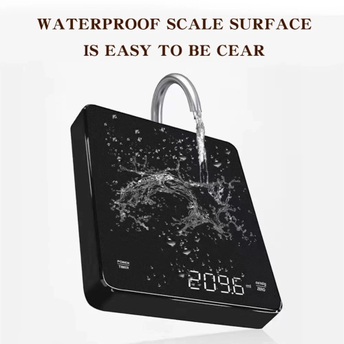 Mini Coffee Scale Timer Rechargeable 3kg/0.1g Espresso Scale Auto Tare LCD