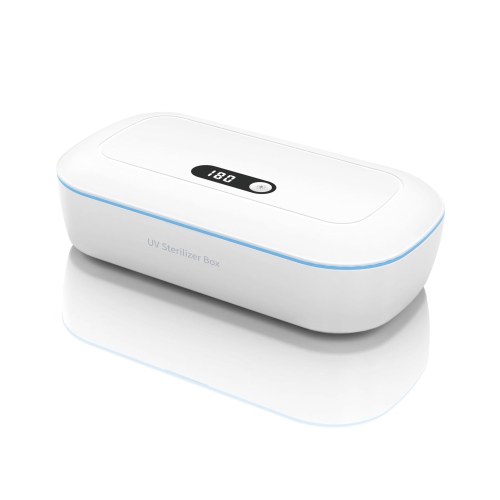 UV Light Smartphone Sanitizer Box, Portable Phone UV C Light Sanitizer Machine for Smartphone, Toothbrush, Nail Tools, Toys, Jewelry