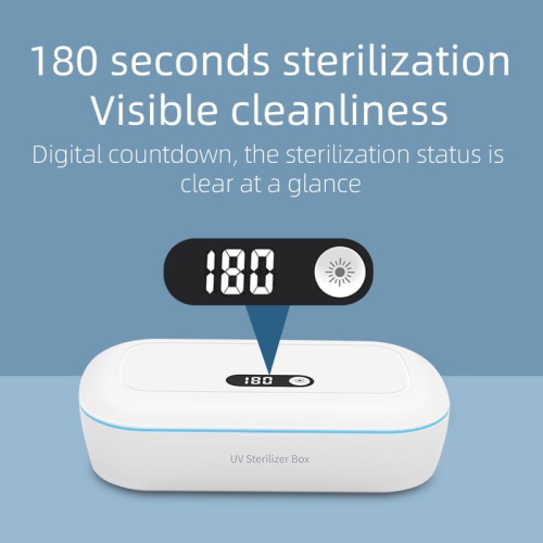 UV Light Smartphone Sanitizer Box, Portable Phone UV C Light Sanitizer Machine for Smartphone, Toothbrush, Nail Tools, Toys, Jewelry