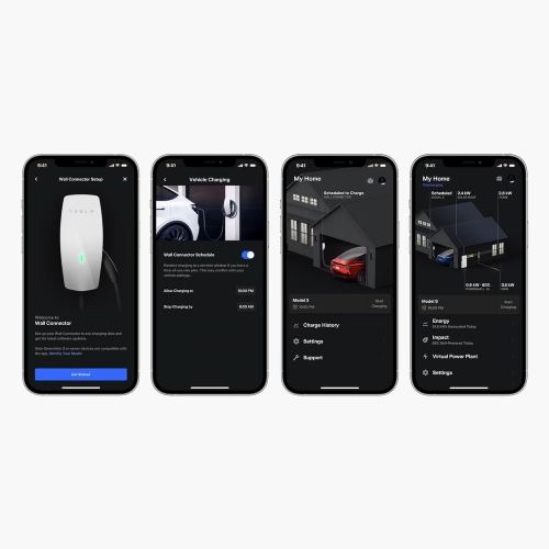 Connecteur mural universel de Tesla - Chargeur de véhicule électrique avec deux prises - Compatible avec tous les véhicules électriques