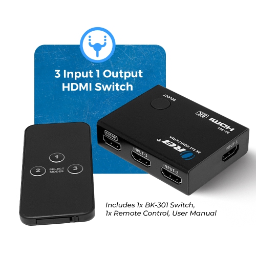 OREI 8K 3-port HDMI™ Switch