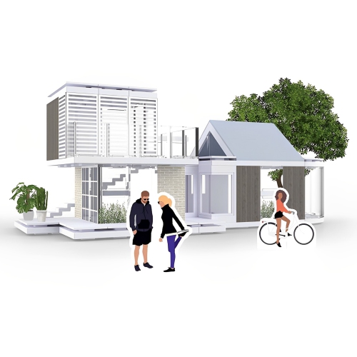 Arckit 100 m² Ensemble de blocs de construction, jouet éducatif STIM, maison miniature, architecture pour enfants, cadeau unique pour adultes et