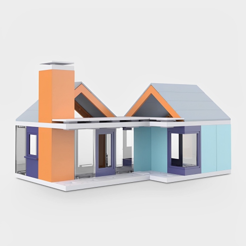 Arckit Mountain Living Building Blocks Kit, STEM Educational Toy, Miniature House Kit Model House, Architecture for Kids, Unique Gift for Adults &