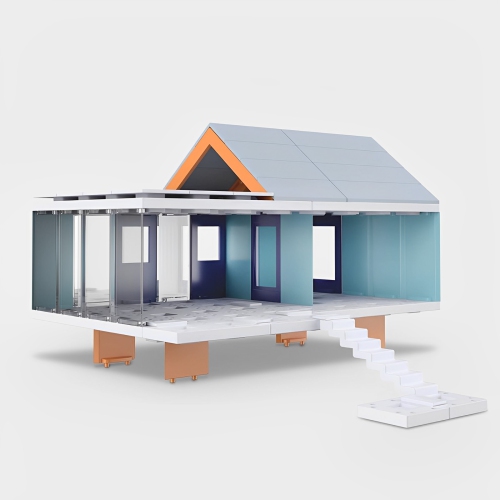 Arckit Mountain Living Building Blocks Kit, STEM Educational Toy, Miniature House Kit Model House, Architecture for Kids, Unique Gift for Adults &