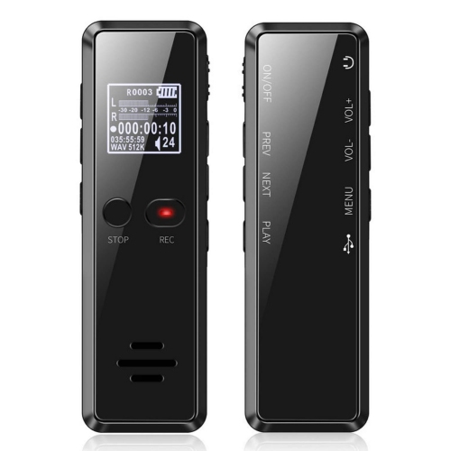 GREEN SCENIC  Voice Recorder, Lithium Battery, 41 Hours Continuous Use, Type C Interface, 27 Langauges—32GB