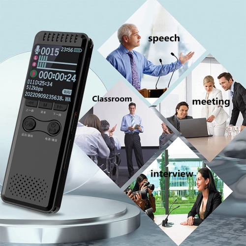 Smart digital voice recorder MP3 player portable high-definition noise reduction voice recorder—32GB