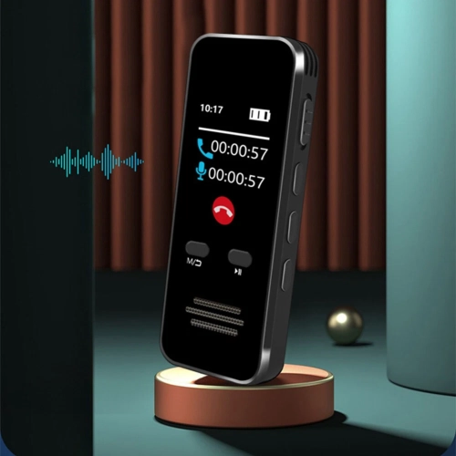 Bluetooth call recorder professional high-definition noise reduction class meeting portable back clip MP3 external speaker - 16GB