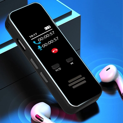 Enregistreur d'appels Bluetooth professionnel haute définition de classe de réduction de bruit de réunion, pince arrière portative, haut-parleur