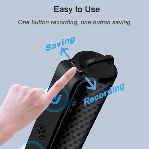 Enregistreur magnétique avec enregistreur de vol de longue durée pour les cours, les réunions d'affaires, l'enregistreur intelligent à commande