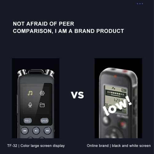 1536kbps lossless recorder, conference student digital recorder, high-definition noise reduction recorder—16GB