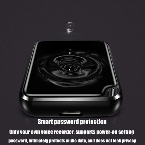 Mini-enregistreur de réduction de bruit HD Enregistreur de conférence Enregistrement portatif d'une touche 1536&nbsp;Ko - 16&nbsp;Go