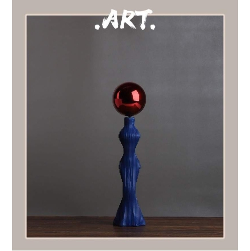 Abstract girl light luxury modern resin sculpture handmade refined art ornaments hotel bar study room decoration housewarming holiday gift selection