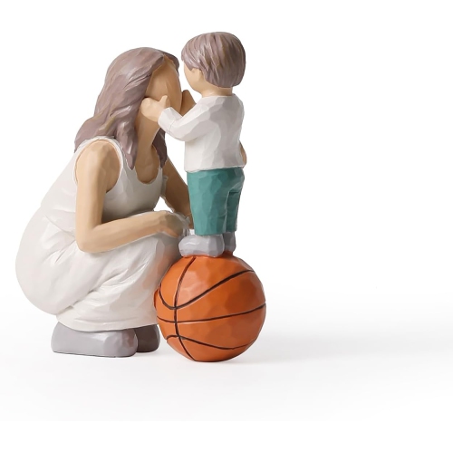 Resin figure ornaments | Living room and study room decorative sculptures | Dust-proof and easy to clean | Art collection gift non-slip base non-slip