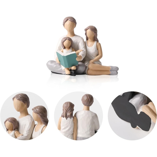 Resin figure ornaments | Living room and study room decorative sculptures | Dust-proof and easy to clean | Art collection gift non-slip base non-slip