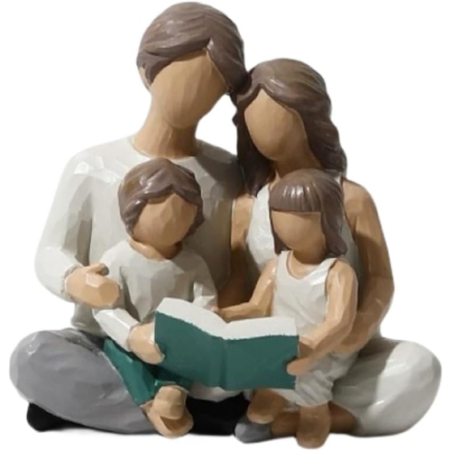 Resin figure ornaments | Living room and study room decorative sculptures | Dust-proof and easy to clean | Art collection gift non-slip base non-slip