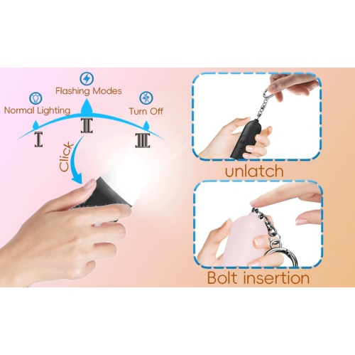 GPS emergency alarm locator with SOS alarm and LED light - real-time positioning, personal safety, anti-lost items, child safety, travel safety