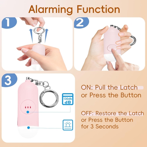 GPS emergency alarm locator with SOS alarm and LED light - real-time positioning, personal safety, anti-lost items, child safety, travel safety