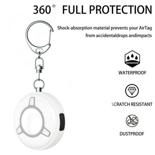 130dB smart anti-wolf alarm - sound and light dual alarm + LED flashlight Portable keychain design Safety protection for women when running at night