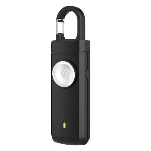 130dB Compact Personal Siren: 2-in-1 Loud Siren and Flashlight, USB Rechargeable - Perfect for Solo Travel, Hiking and Everyday Protection
