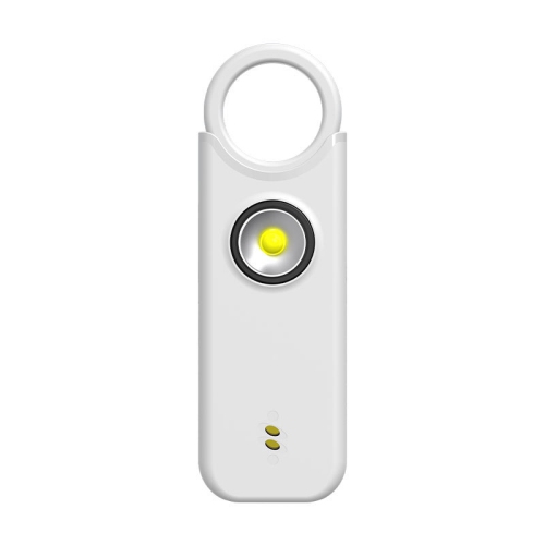 Safety Alarm Keychain: 2-in-1 Vibration and Sound Alarm, 135 dB Emergency Whistle with Flashlight, Portable Self-Defense – Ideal Gift for Travel,