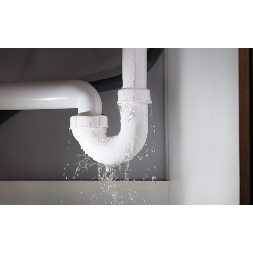 110dB intelligent water leak alarm: wireless high-sensitivity water leak detection alarm, IP66 waterproof design, suitable for waterproof monitoring