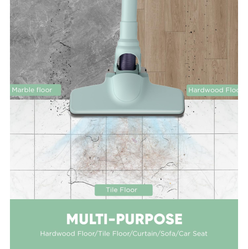 Corded Stick Vacuum Cleaner, 14kpa Powerful Suction Handheld Vacuum Cleaner with Crevice Tool, Small Vacuum Cleaner for Hardwood Floor Pet Hair