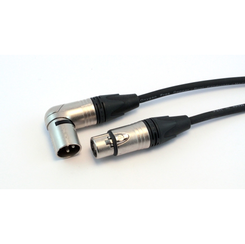 Yorkville Sound Standard Series Microphone Cable - 90 degree male - 25 foot