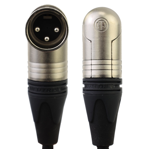 Yorkville Sound Standard Series Microphone Cable - 90 degree male - 25 foot