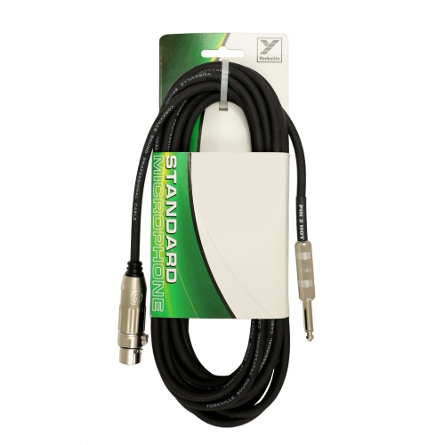 Yorkville Sound Standard Series Microphone Cable - XLR - 1/4-inch - 20 foot