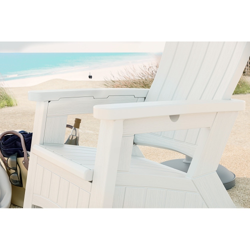 Suncast - Adirondack Chair w/Storage - Ice Cube