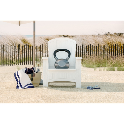 Suncast - Adirondack Chair w/Storage - Ice Cube