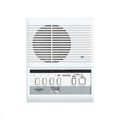 AIPHONE  Lef-3 Open Voice Selective Call Master Intercom, Accepts Up to Three Connecting Door