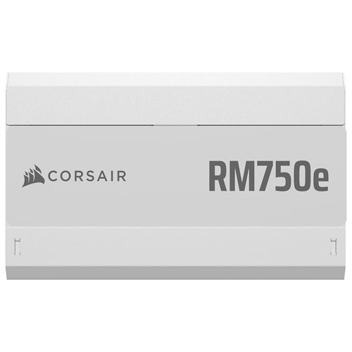 Bloc d'alimentation entièrement modulaire ATX 3.1 de 750 W RM750e de Corsair - Blanc