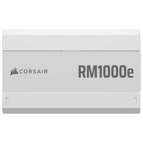 Corsair RM1000e 1000-Watt ATX 3.1 Fully Modular Power Supply - White