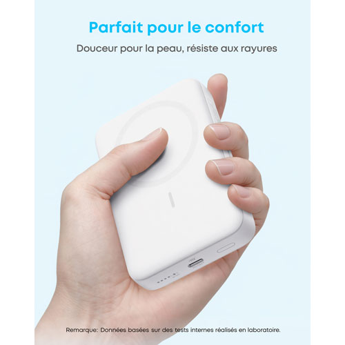 Anker ZOLO 10000 mAh Wireless Magnetic Portable Power Bank - White