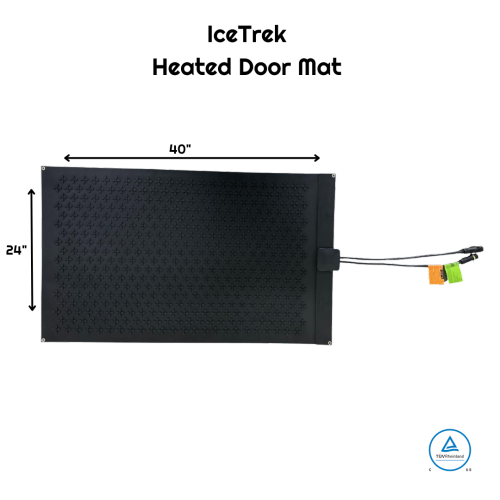 IceTrek 24" x 40" Heated Snow Melting Door Mat