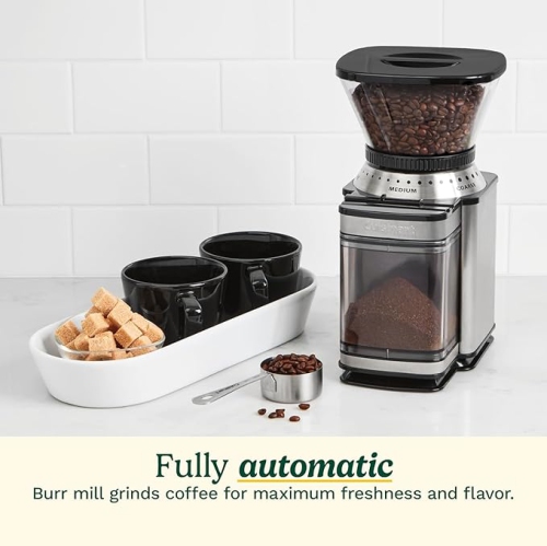 Cuisinart Coffee Grinder, Electric Burr One-Touch Automatic Grinder