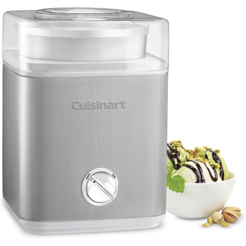 Cuisinart Pure Indulgence 2-Quart Frozen Yogurt, Ice Cream & Sorbet Maker – Silver, Fully Automatic