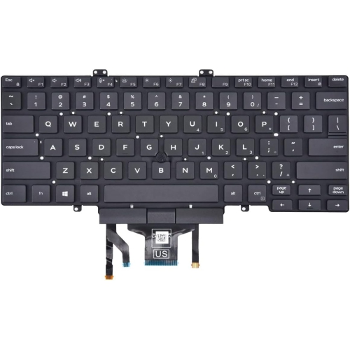 LIXSUNTEK Replacement Keyboard for Dell Latitude 3400 5400 5401 5410 5411 7400 7410 Series Laptop with Backlit with Pointer US Layout(Does NOT Fit