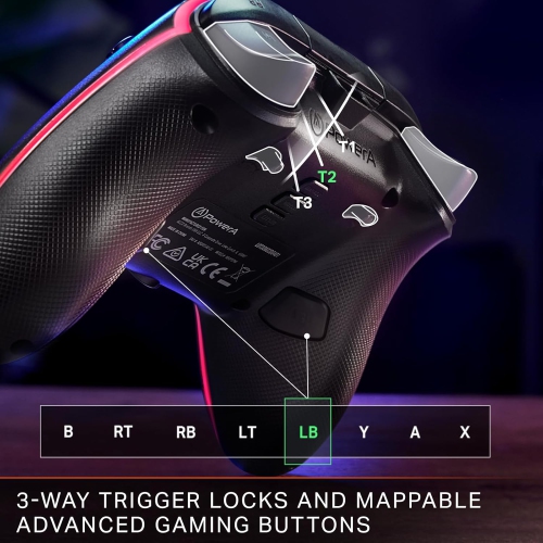 PowerA Advantage Wired Controller for Xbox Series X|S with Lumectra - Black by POWERA - Open Box condition - Image 4