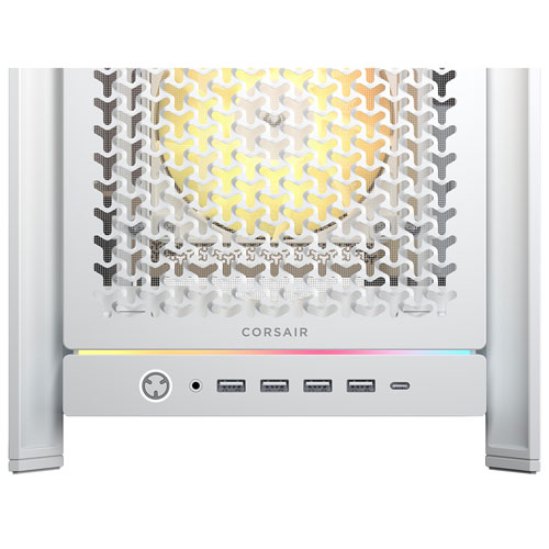 Corsair 5000D ARGB Mid-Tower ATX Computer Case - White