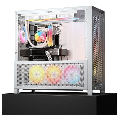Corsair 5000D ARGB Mid-Tower ATX Computer Case - White