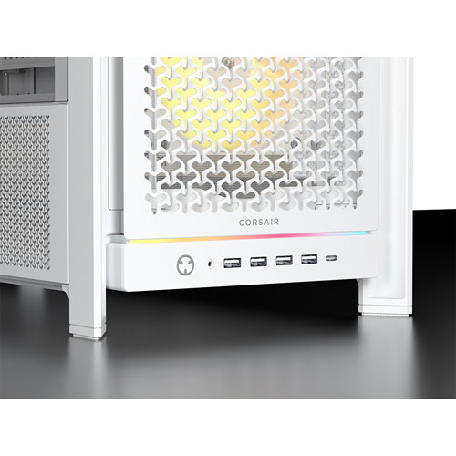 Corsair 5000D ARGB Mid-Tower ATX Computer Case - White