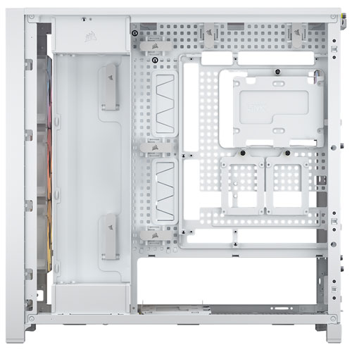 Corsair 5000D ARGB Mid-Tower ATX Computer Case - White