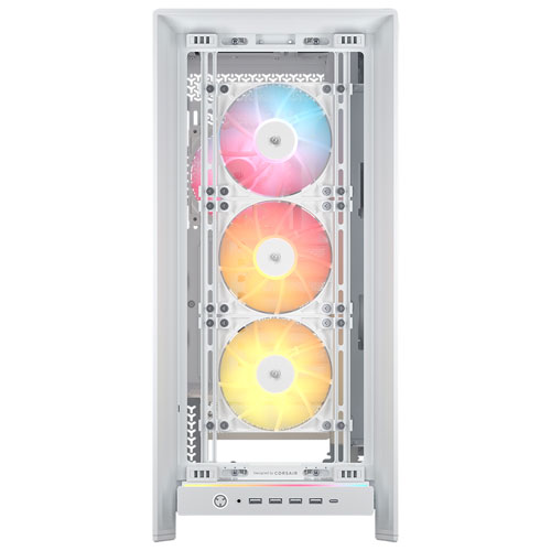 Corsair 5000D ARGB Mid-Tower ATX Computer Case - White