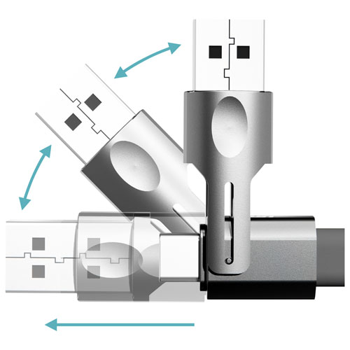 LBT MagPower Multi-Tip 1.52m USB-A and USB-C/USB-C Cable