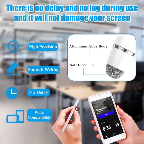 Stylus pen for touch screen, stylus pen for iPhone / iPad / tablet Android / Microsoft Surface, compatible with all touch screens