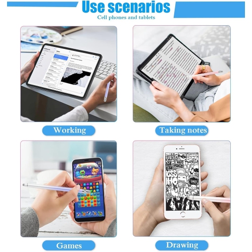 Stylus pen for touch screen, stylus pen for iPhone / iPad / tablet Android / Microsoft Surface, compatible with all touch screens